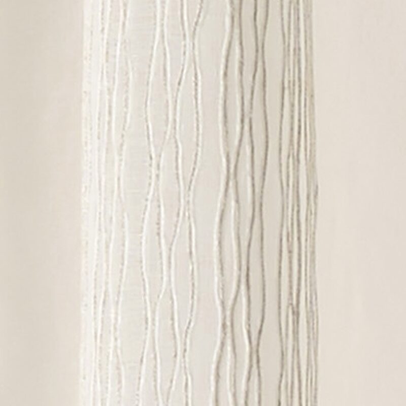 Voilage LUCID coloris beige naturel 140 x 240 cm