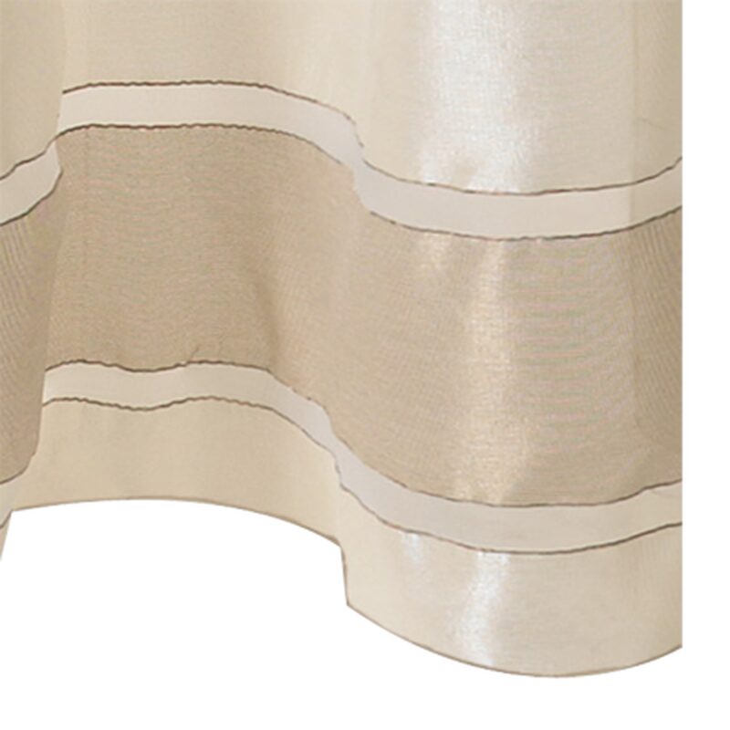 Voilage NACRE coloris sable beige 145 x 240 cm