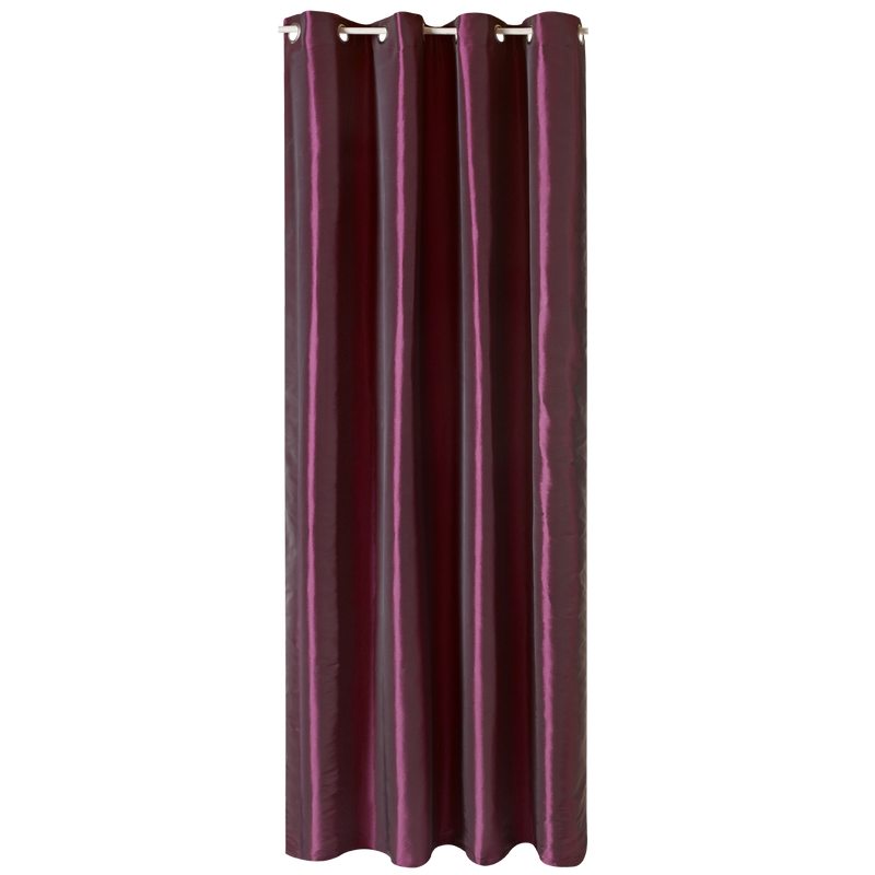 Rideau RECTO VERSO coloris prune 140 x 260 cm