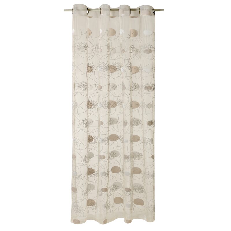 Voilage LUNA coloris ivoire 140 x 240 cm