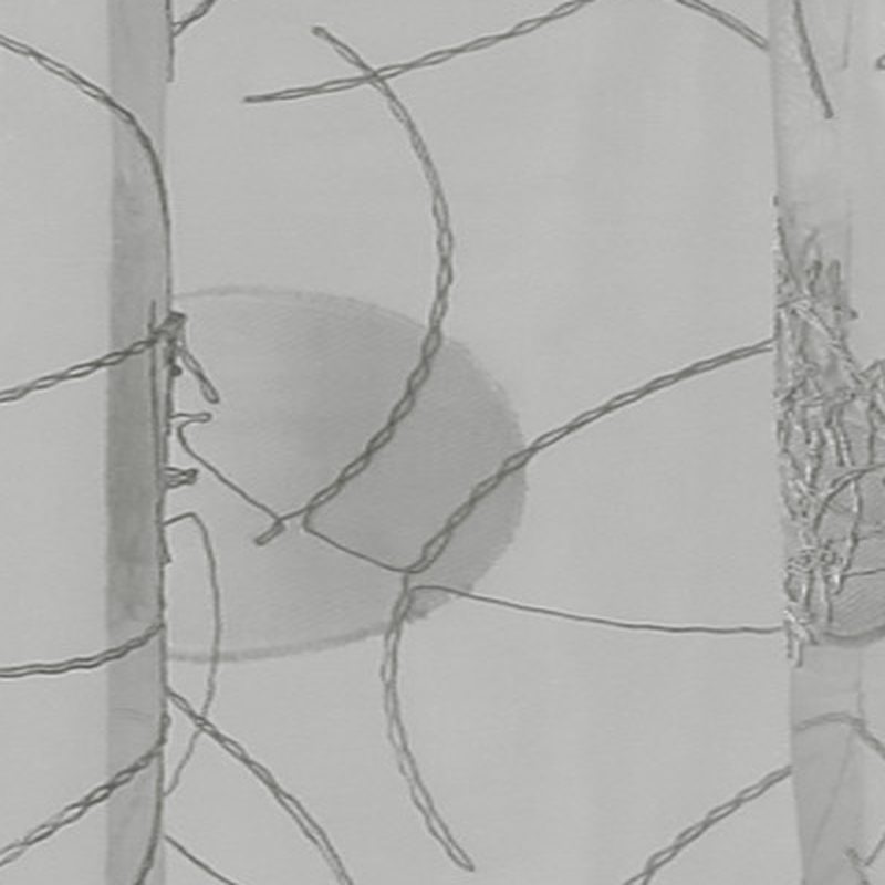 Voilage LUNA coloris gris galet 140 x 240 cm
