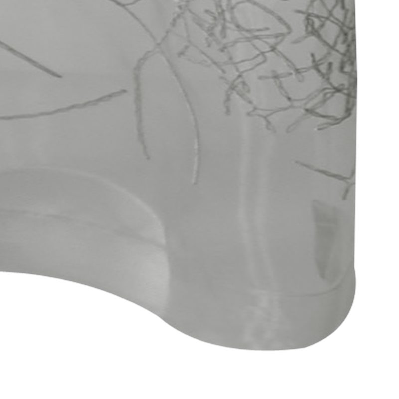 Voilage LUNA coloris gris galet 140 x 240 cm