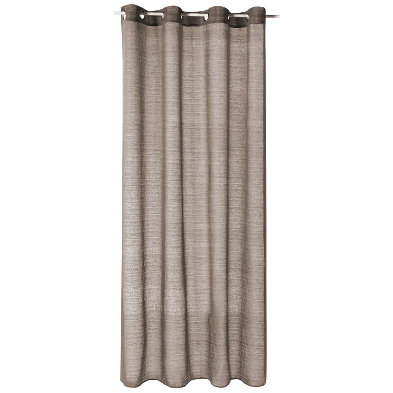 Voilage LOLA coloris taupe 140 x 260 cm