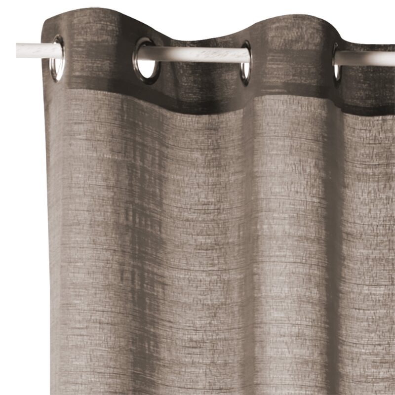Voilage LOLA coloris taupe 140 x 260 cm