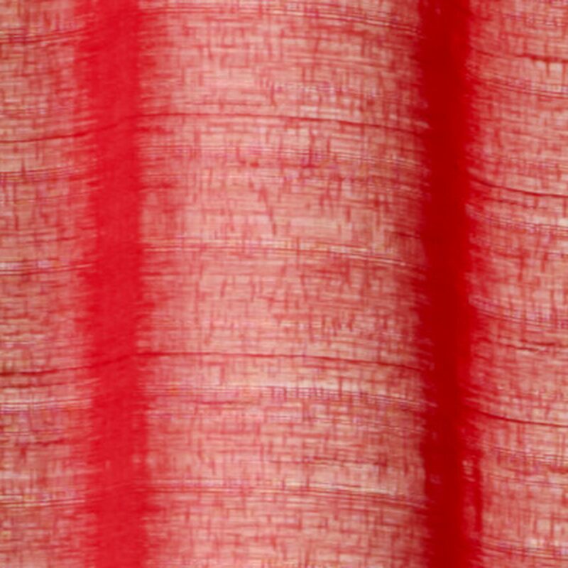 Voilage LOLA coloris rouge vermillon 140 x 260 cm