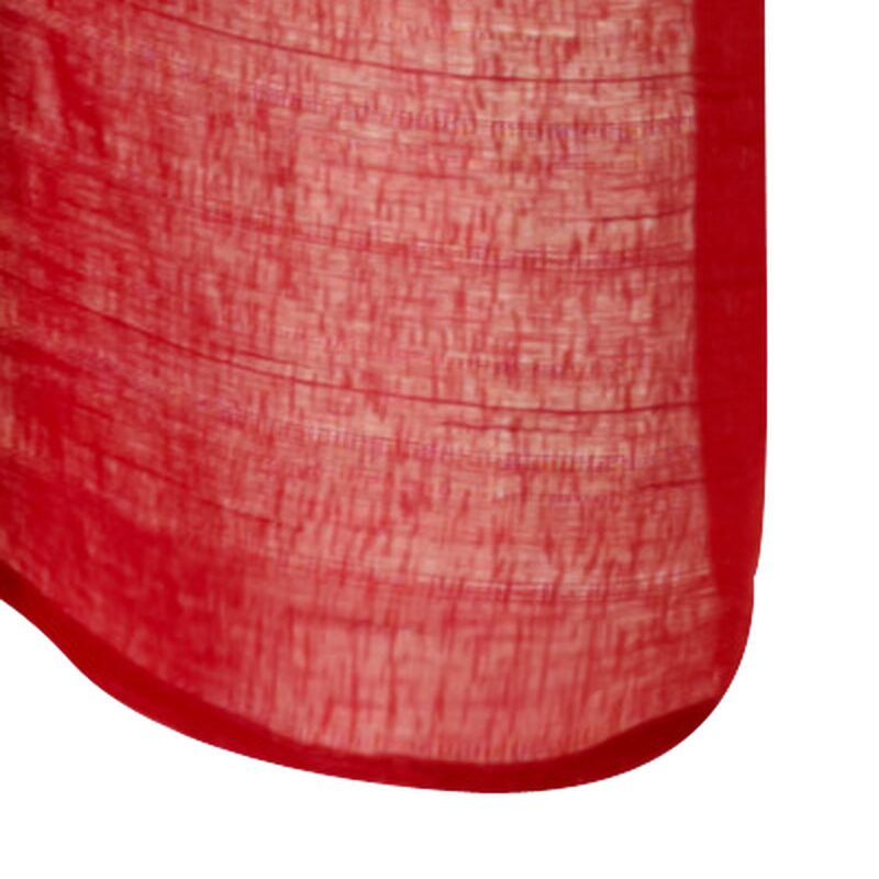 Voilage LOLA coloris rouge vermillon 140 x 260 cm