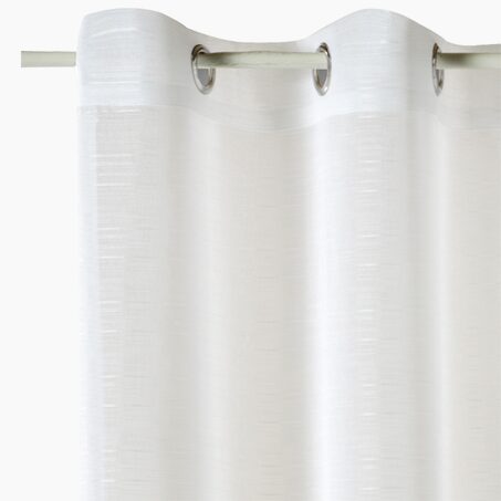 Voilage LOLA coloris blanc 140 x 260 cm