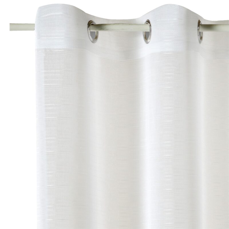Voilage LOLA coloris blanc 140 x 260 cm