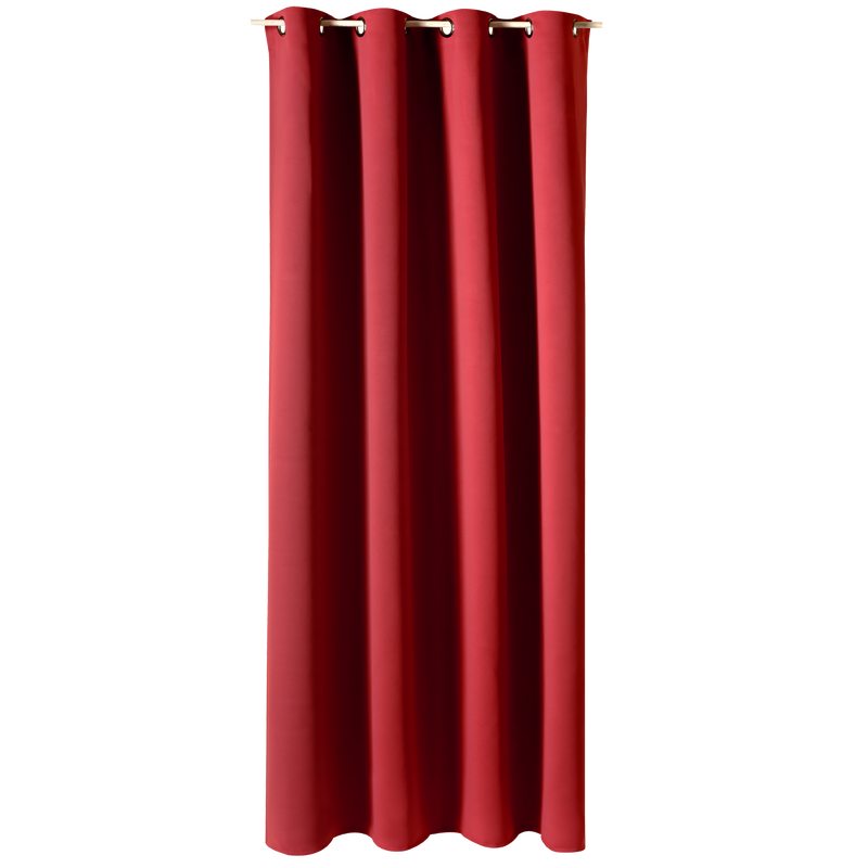 Rideau SONATE coloris rouge grenat 145 x 260 cm