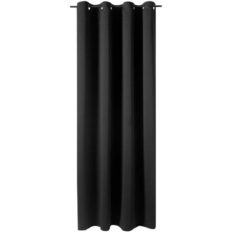 Rideau SONATE coloris noir 145 x 260 cm