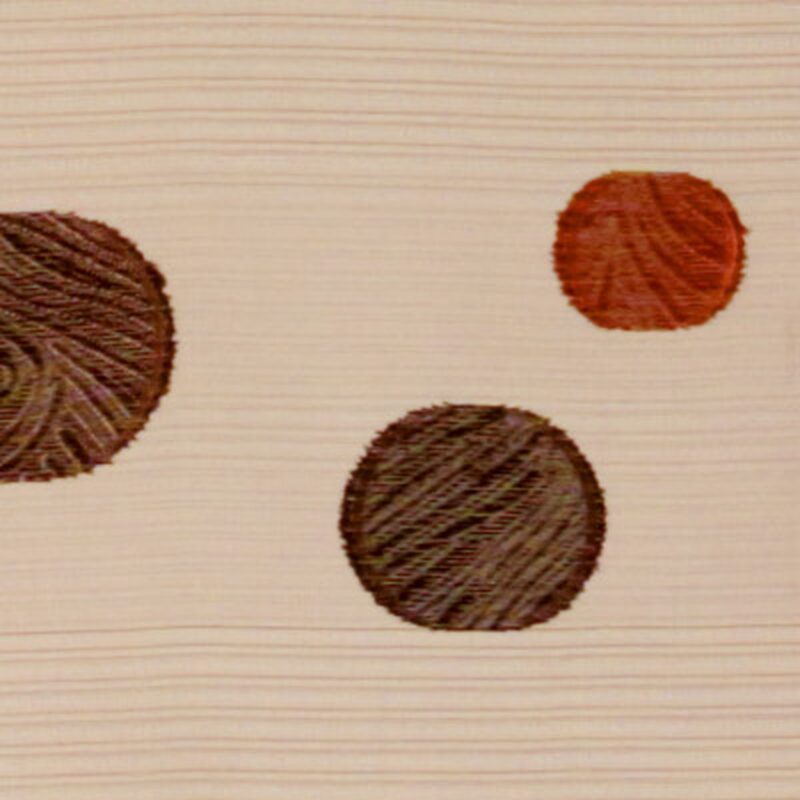Vitrage TRAMONTANE coloris chocolat 45 x 200 cm