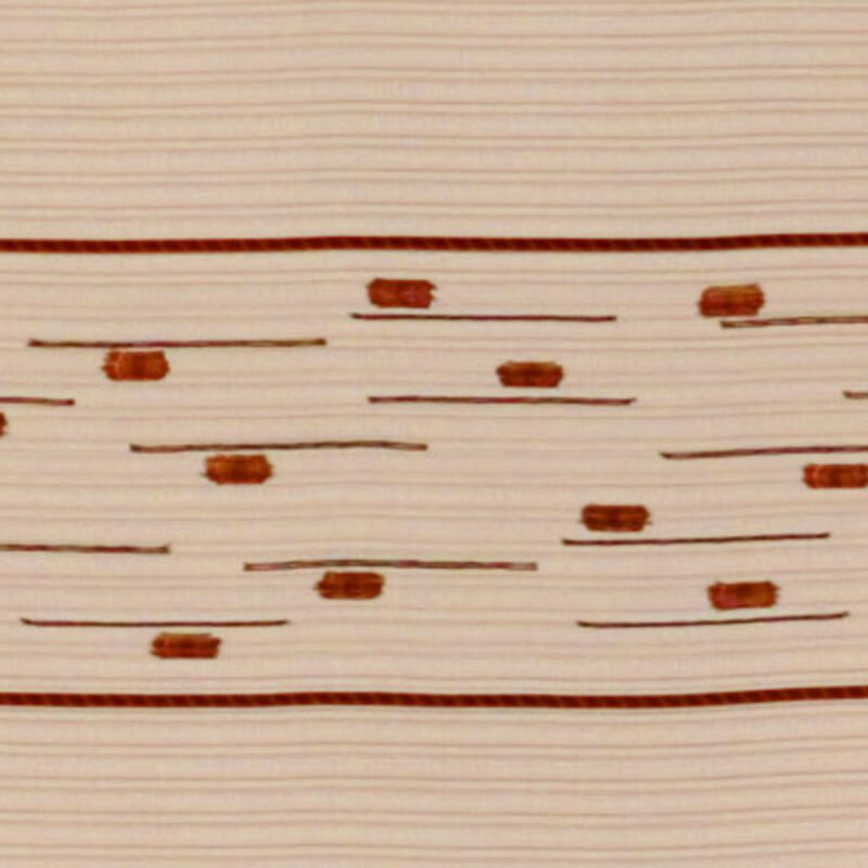 Vitrage TRAMONTANE coloris chocolat 45 x 200 cm