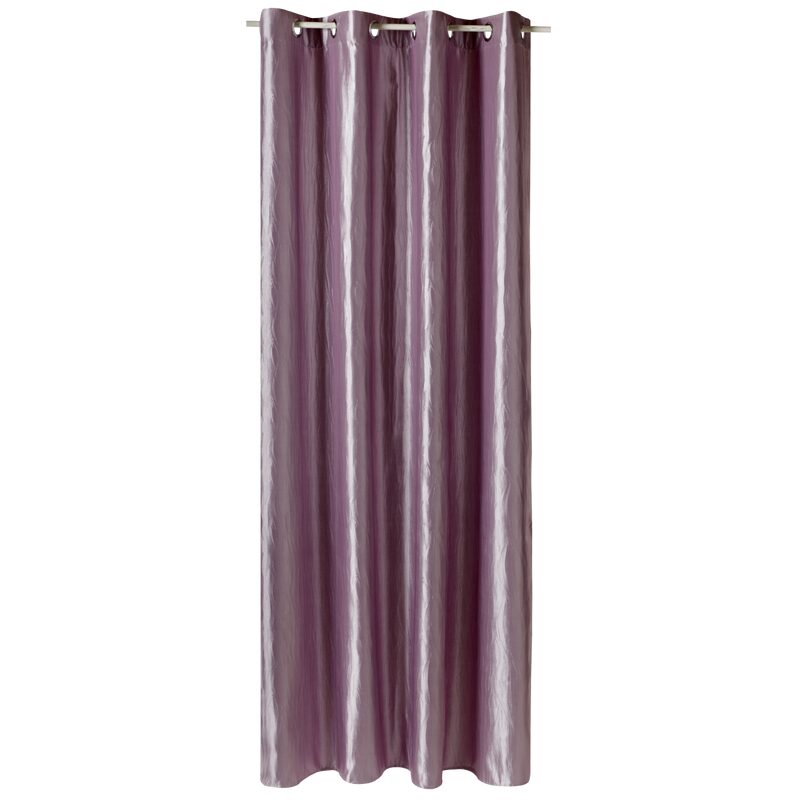 Rideau KILIMANDJARO coloris parme 135 x 260 cm