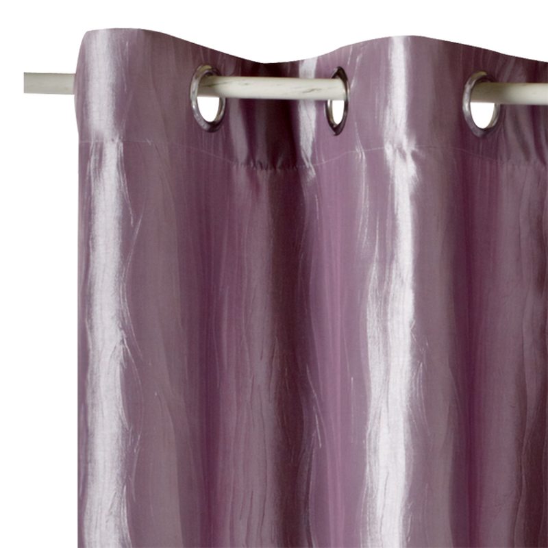 Rideau KILIMANDJARO coloris parme 135 x 260 cm