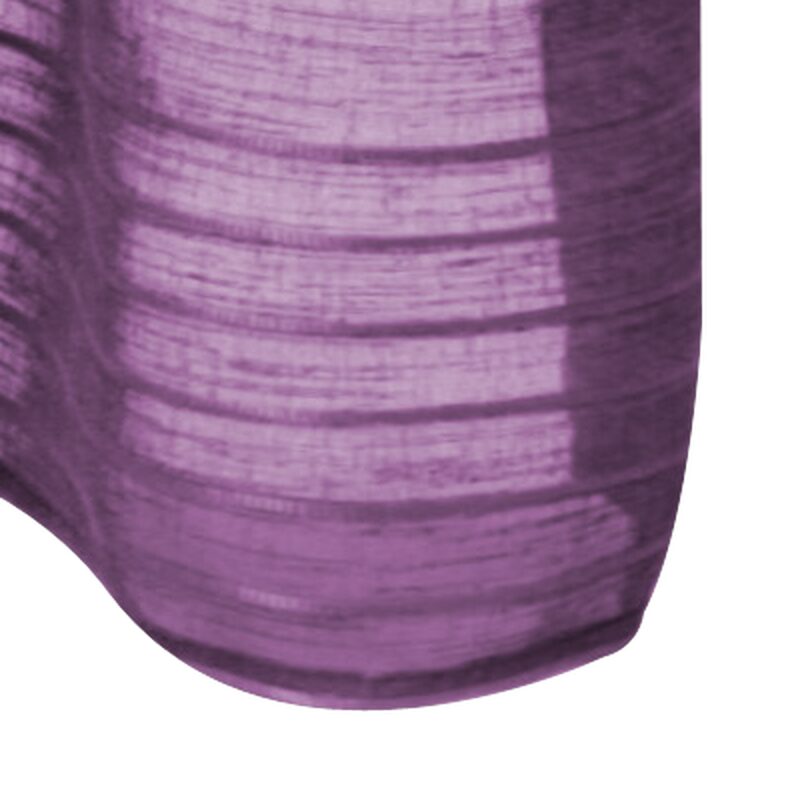 Voilage NATURIA coloris prune 140 x 260 cm