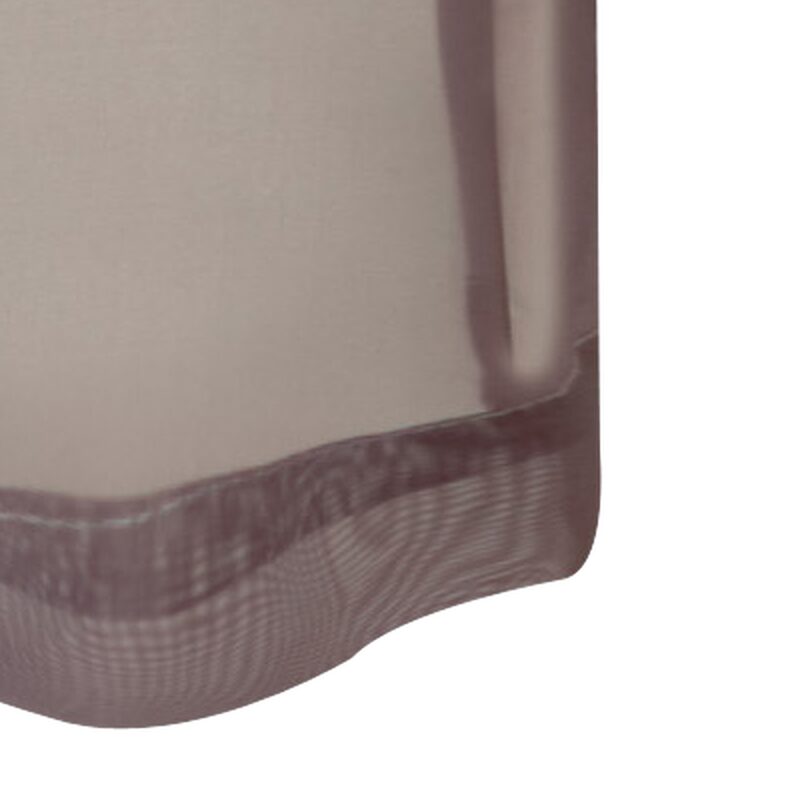Voilage LONDON TELEPHONE coloris gris anthracite 135 x 240 cm