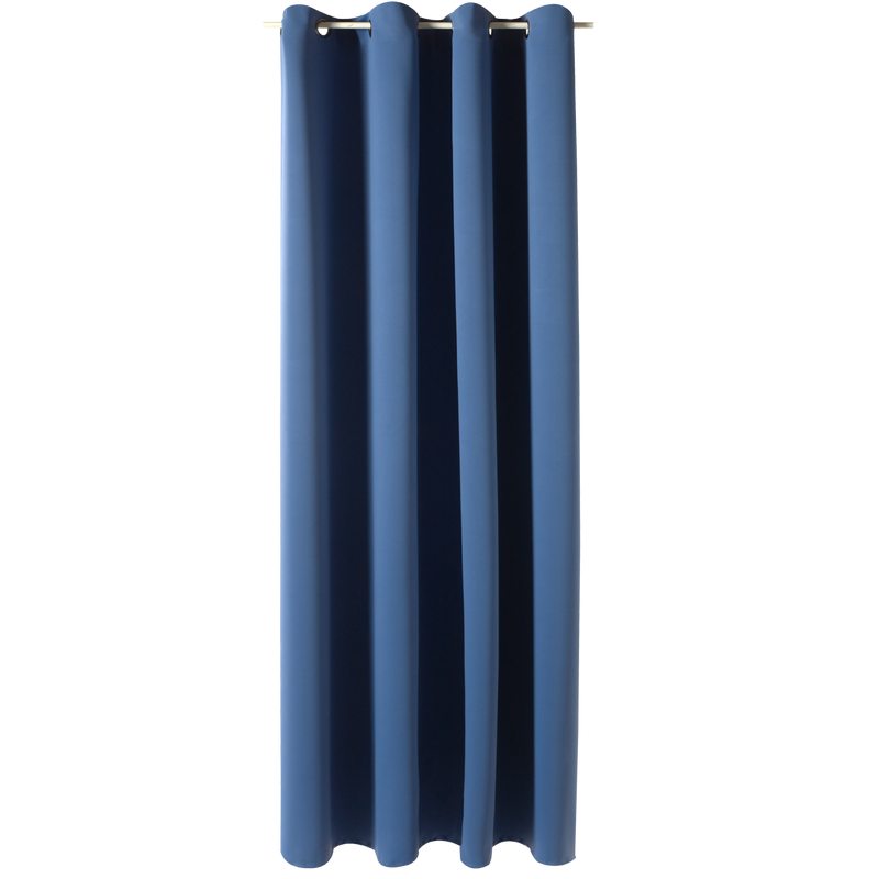Rideau SONATE coloris bleu indigo 140 x 260 cm