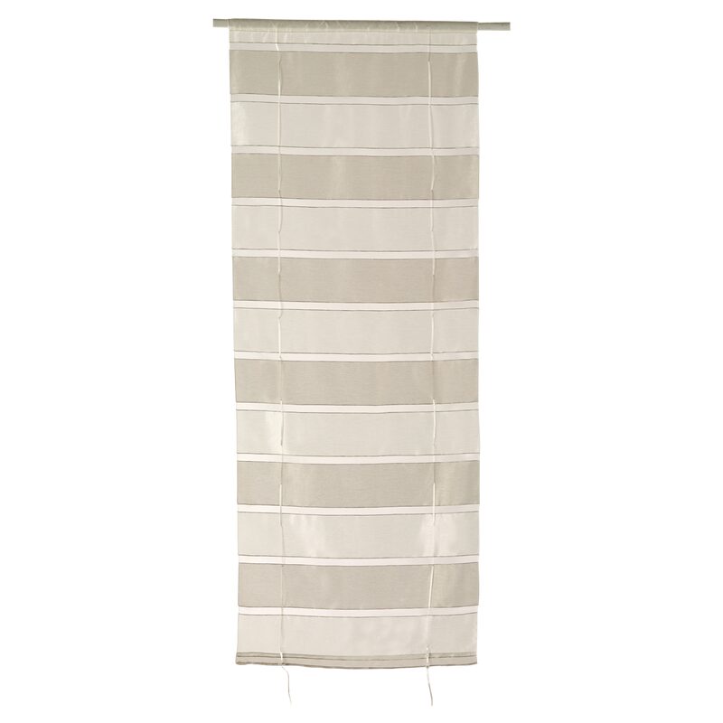 Vitrage NACRE coloris sable beige 58 x 150 cm