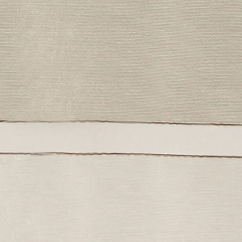 Vitrage NACRE coloris sable beige 58 x 150 cm