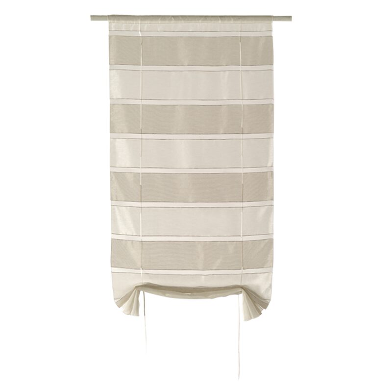 Vitrage NACRE coloris sable beige 58 x 150 cm