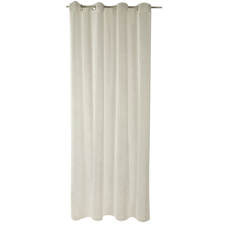 Voilage FILAMENT coloris ivoire 140 x 240 cm