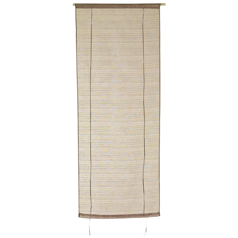 Vitrage LOLA coloris taupe 60 x 160 cm