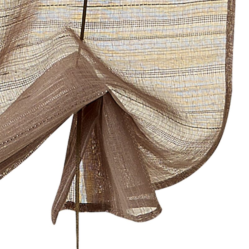 Vitrage LOLA coloris taupe 60 x 160 cm