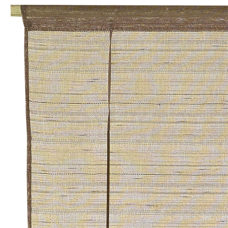 Vitrage LOLA coloris taupe 60 x 160 cm