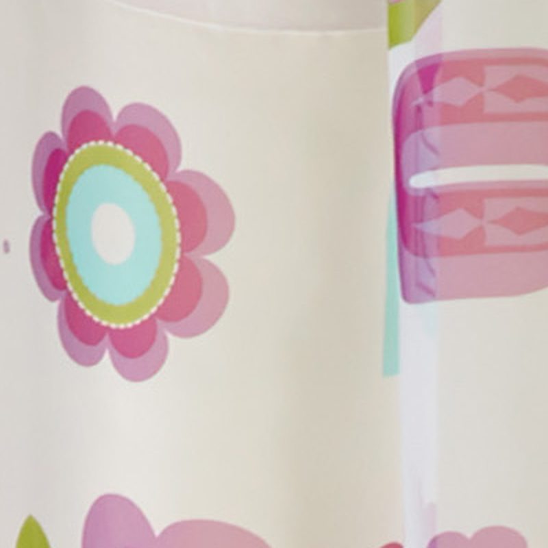Voilage HAPPY LIFE coloris blanc 140 x 255 cm