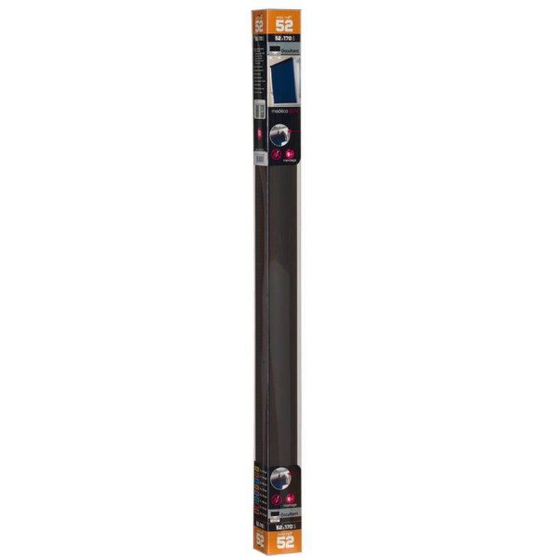 Store enrouleur EASY ROLL OCCULTANT coloris chocolat 52 x 170 cm