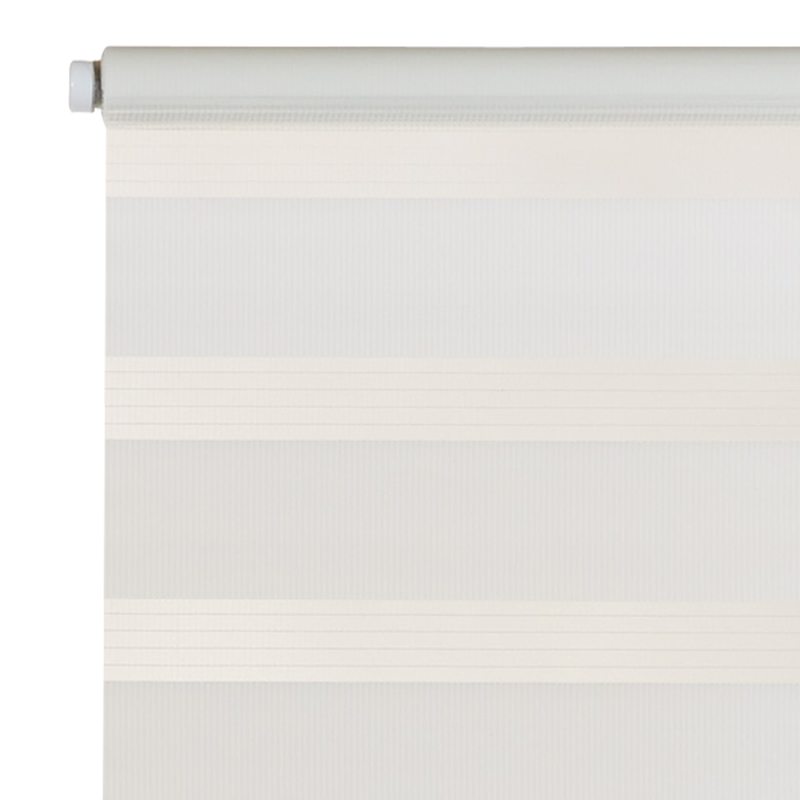Store jour/nuit EASY ROLL JALOUSY coloris blanc 42 x 150 cm