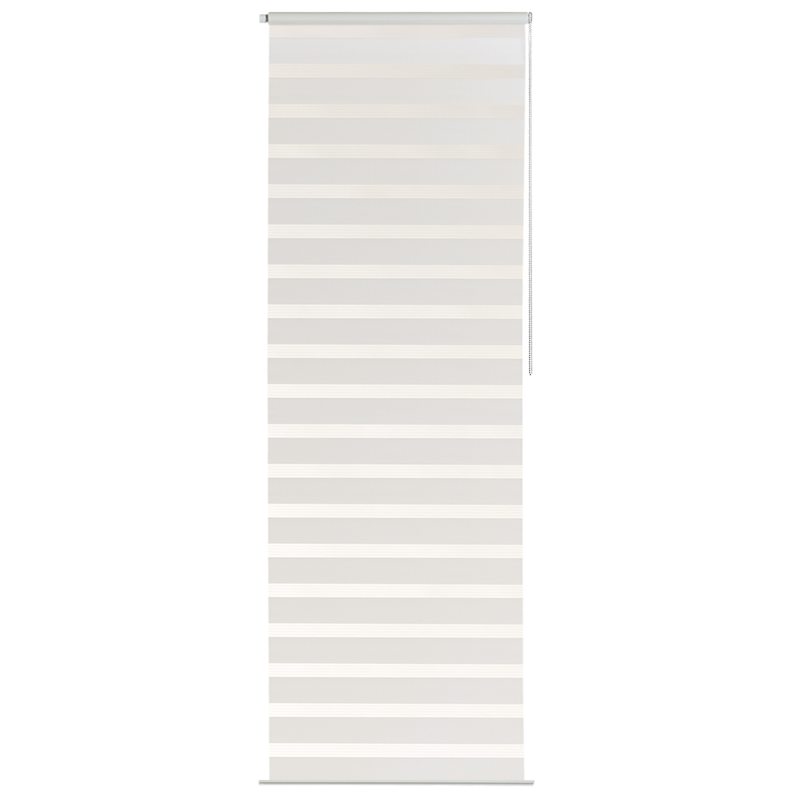 Store jour/nuit EASY ROLL JALOUSY coloris blanc 52 x 150 cm