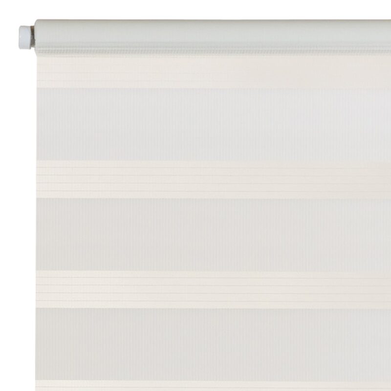Store jour/nuit EASY ROLL JALOUSY coloris blanc 52 x 150 cm