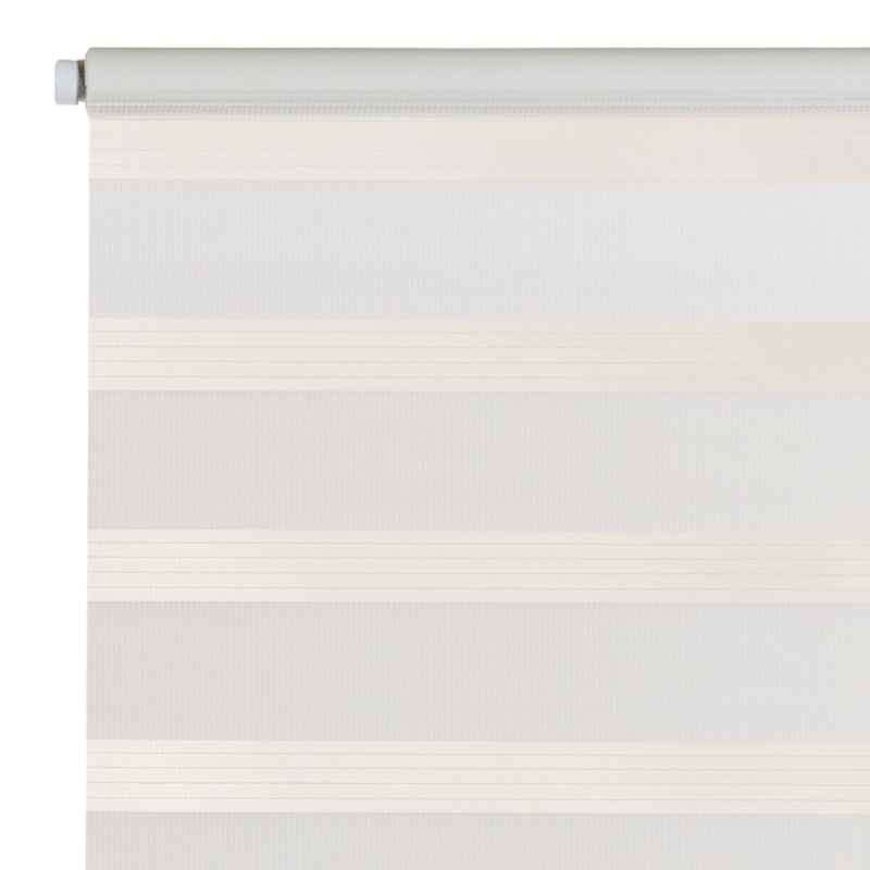 Store jour/nuit EASY ROLL JALOUSY coloris blanc 62 x 150 cm