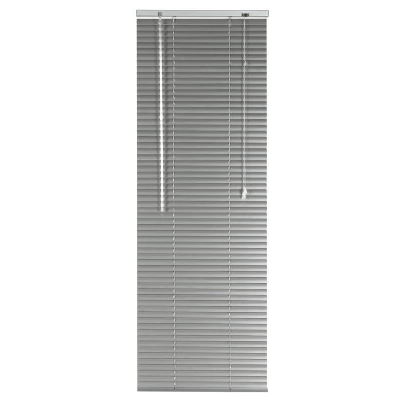 Store vénitien EASY VENITIEN ALUMINIUM coloris gris aluminium 52 x 150 cm