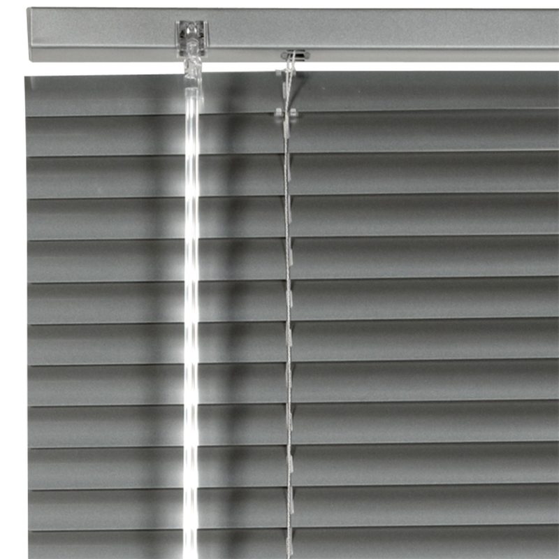 Store vénitien EASY VENITIEN ALUMINIUM coloris gris anthracite 62 x 150 cm