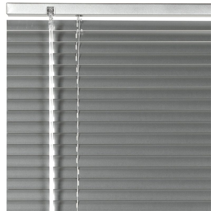 Store vénitien EASY VENITIEN ALUMINIUM coloris gris aluminium 87 x 150 cm