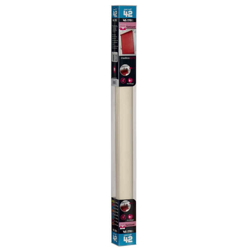 Store enrouleur EASY ROLL TAMISANT coloris ivoire 42 x 170 cm