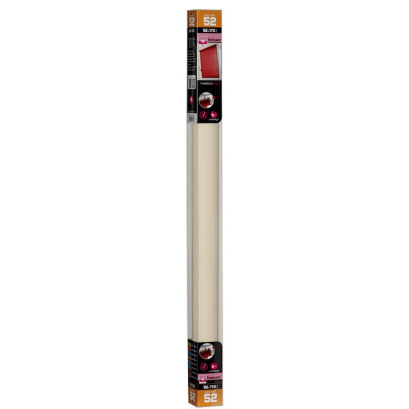 Store enrouleur EASY ROLL TAMISANT coloris ivoire 52 x 170 cm