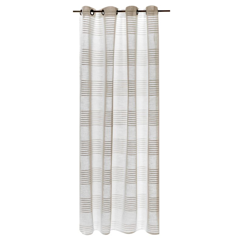Voilage NATURIA coloris ivoire 140 x 260 cm