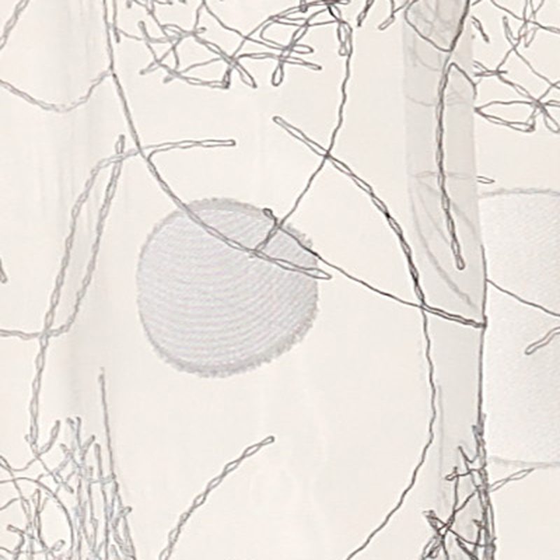Voilage LUNA coloris blanc 140 x 240 cm