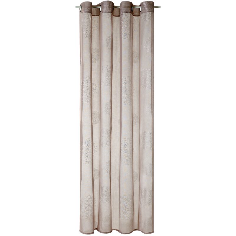 Voilage ESSENTIEL coloris taupe 140 x 240 cm