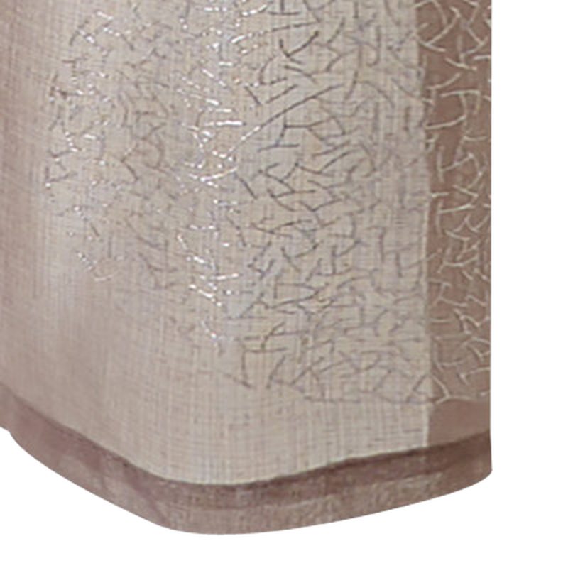 Voilage ESSENTIEL coloris taupe 140 x 240 cm