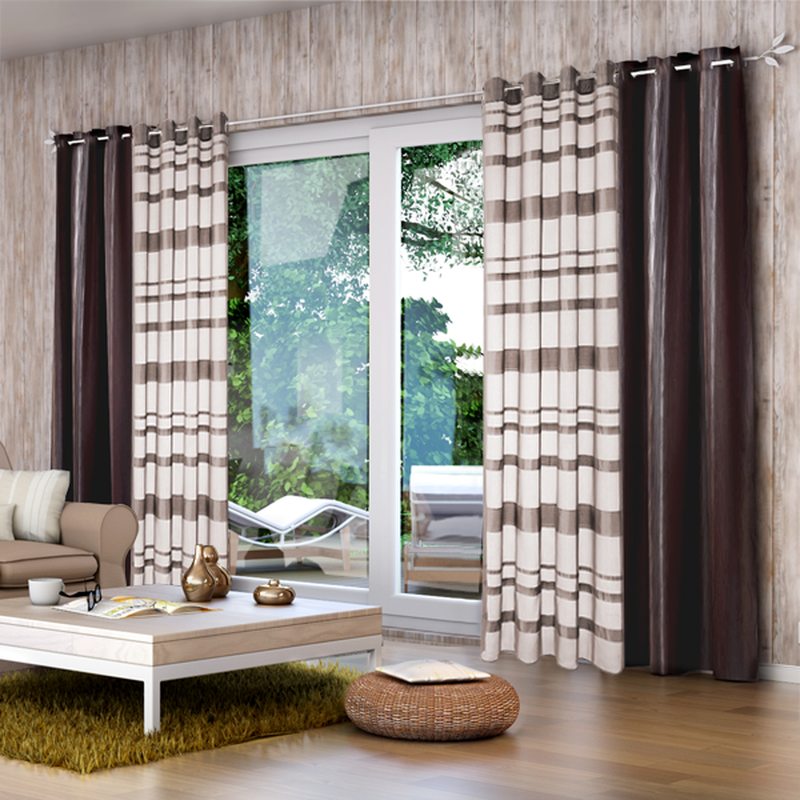 Voilage AURORE coloris lin 140 x 240 cm