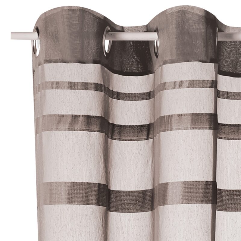 Voilage AURORE coloris lin 140 x 240 cm