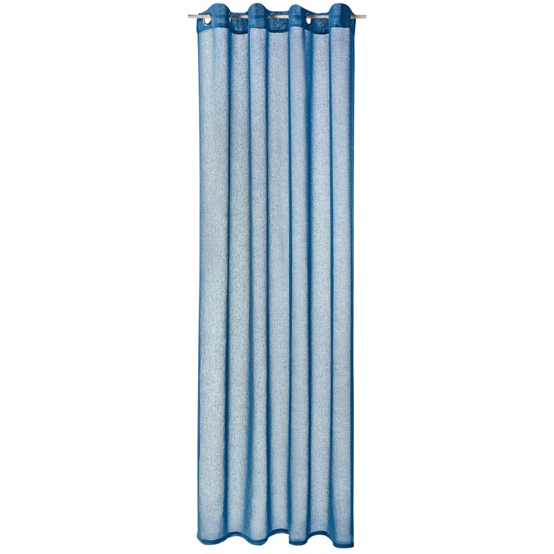 Voilage COLORS coloris bleu baltique 140 x 260 cm