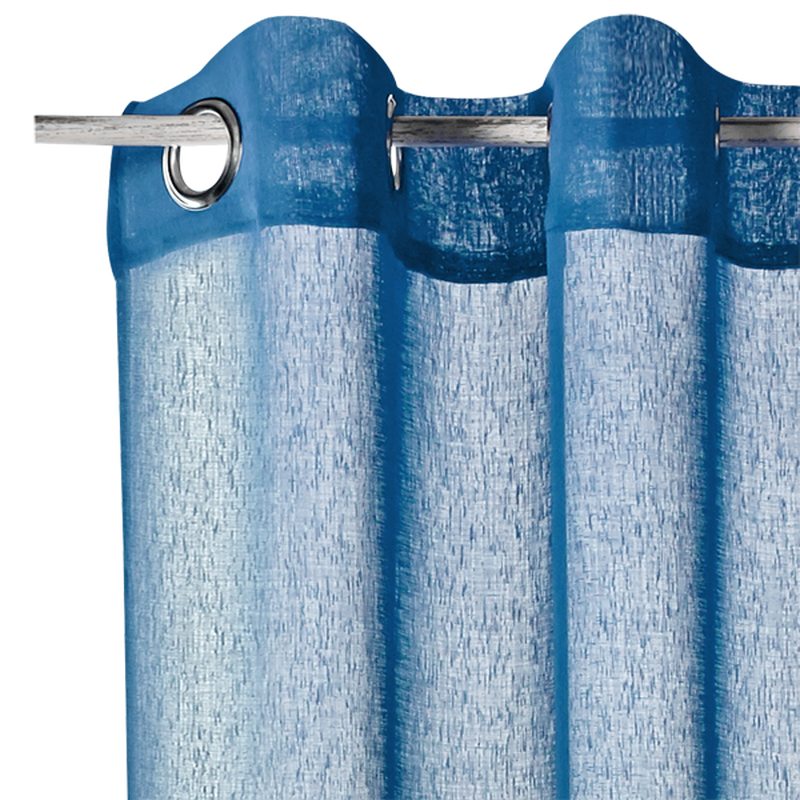 Voilage COLORS coloris bleu baltique 140 x 260 cm