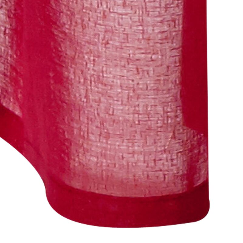 Voilage COLORS coloris rouge théâtre 140 x 260 cm