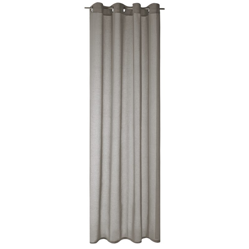 Voilage COLORS coloris taupe 140 x 260 cm