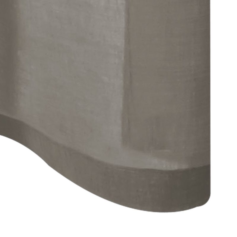 Voilage COLORS coloris taupe 140 x 260 cm